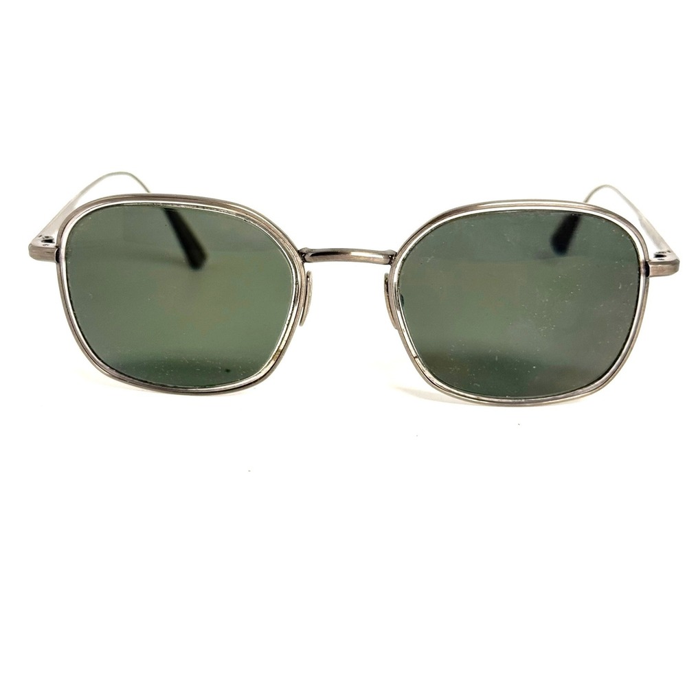 SALT Rogue ASSG Titanium Sunglasses Handcrafted in Japan Silver Green 50-20-143